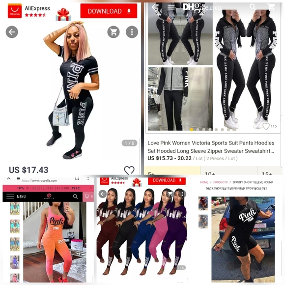 ๐ซFAKE VS PINK SOCKS๐ซ BUYER BEWARE! - Picture 13 of 15